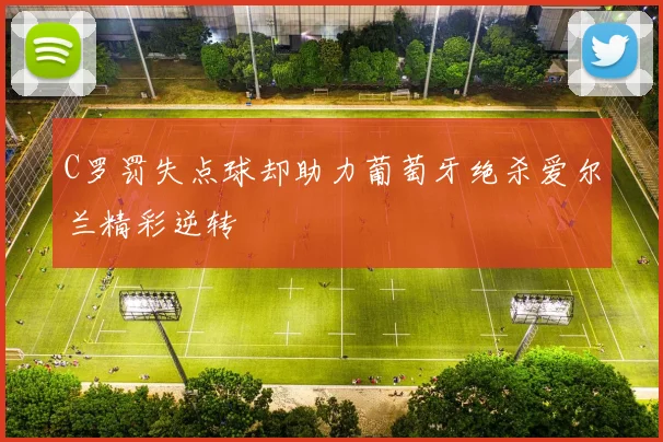 C罗罚失点球却助力葡萄牙绝杀爱尔兰精彩逆转